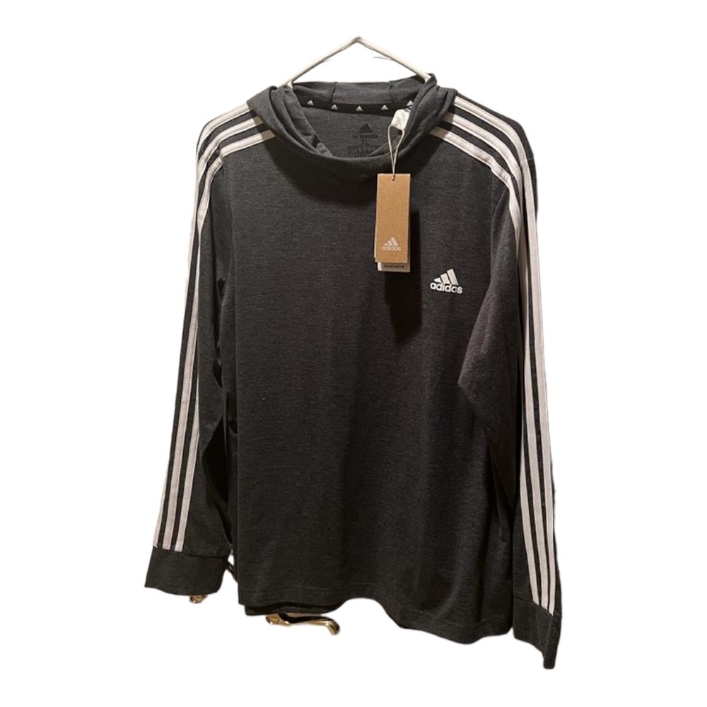 Women’s Adidas Gray Hoodie Sweatshirt SizeXL New With tag